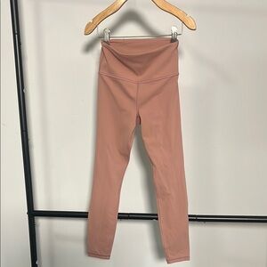 Athleta Pink Leggings High Waist Seamless Design